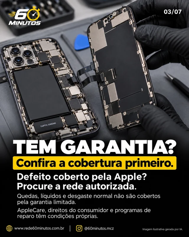 Tem garantia? Confira a cobertura primeiro.
